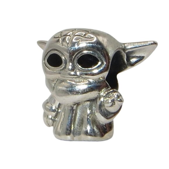 Pandora Disney LFL Star Wars Grogu The Child SS .925 Charm 799253C01 - Picture 2 of 7